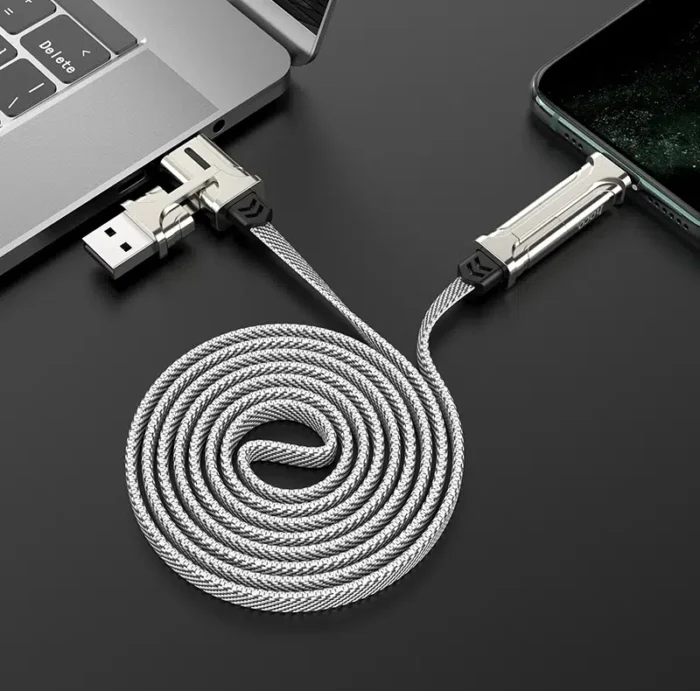 S22 Magic Cube 4-in-1 Cable – Fast Charging & Data Sync - Image 3