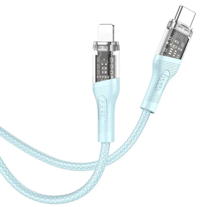 Cable Type-C to Lightning U111 Transparent Discovery Edition PD - Image 2