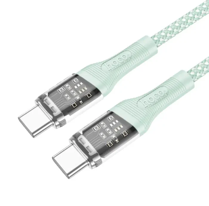 Cable Type-C to Type-C U111 Transparent Discovery Edition 60W