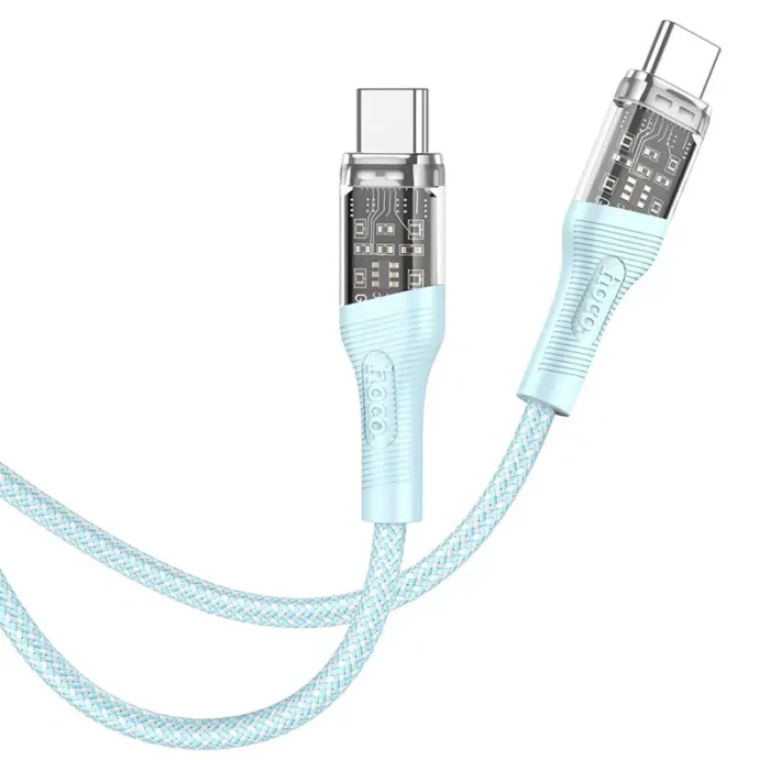 Cable Type-C to Type-C U111 Transparent Discovery Edition 60W - Image 3