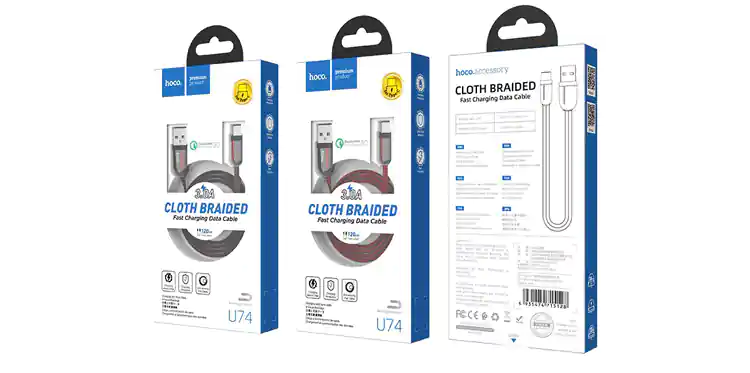 Cable-USB-to-Type-C-U74-Grand-charging-data-sync box