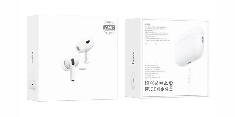 HOCO EW90 ClearTone ANC Wireless Bluetooth Headset box