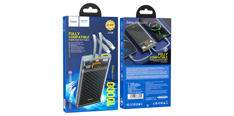 Power bank 10000mAh J104 Discovery edition 22.5W box