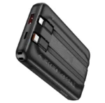 Power bank 10000mAh J92 Path wireless charging + built-in cables - Image 4