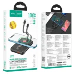 Power bank 10000mAh J92 Path wireless charging + built-in cables - Image 8