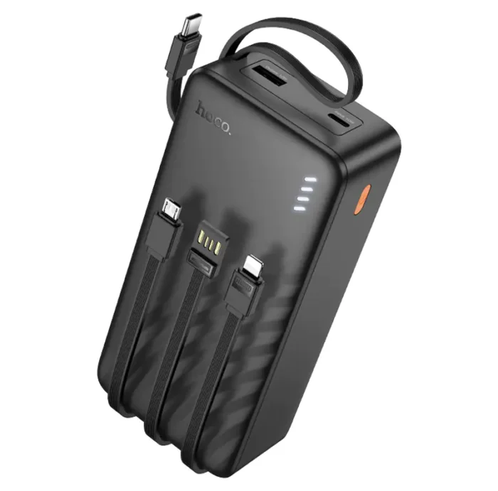 Hoco Power-bank-30000mAh-J146B-Night-tide-4-cables