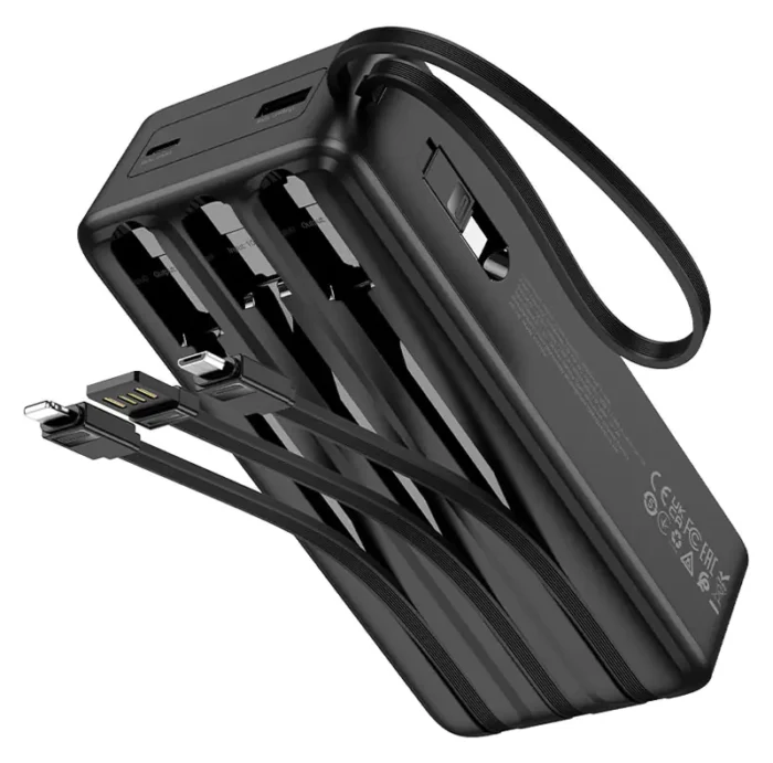 Power bank 30000mAh J146B Night tide 4 cables - Image 4