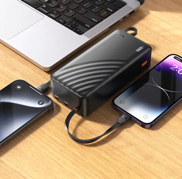 Power bank 30000mAh J146B Night tide 4 cables - Image 6