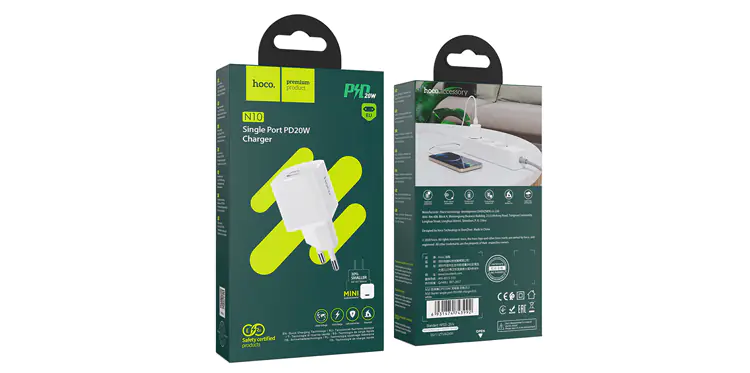 Wall charger N10 Starter single port PD20W EU box