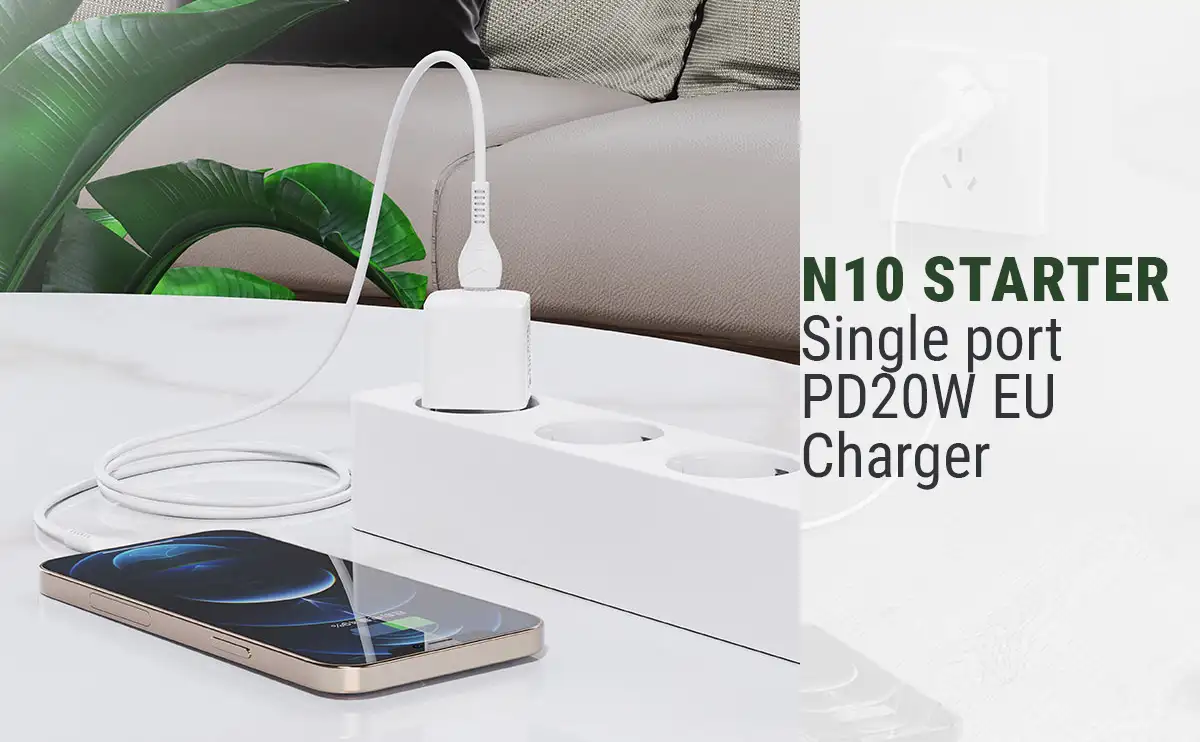 HOCO N10 20W PD Charger with Type-C Port